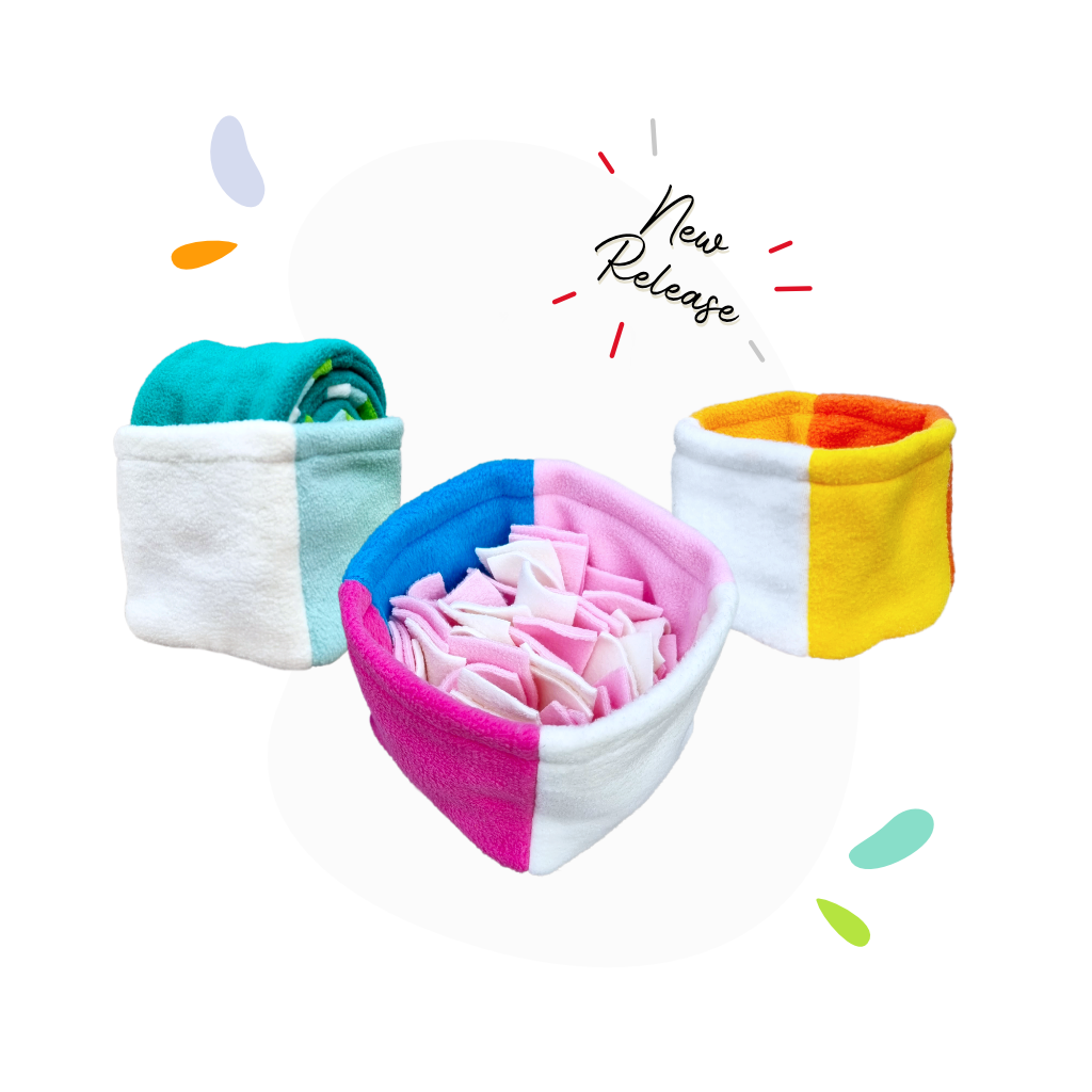 snoofle-pods-hero-260622 New product release: Pods hero image with Trail, Snoofle and Basic pods in various colours.