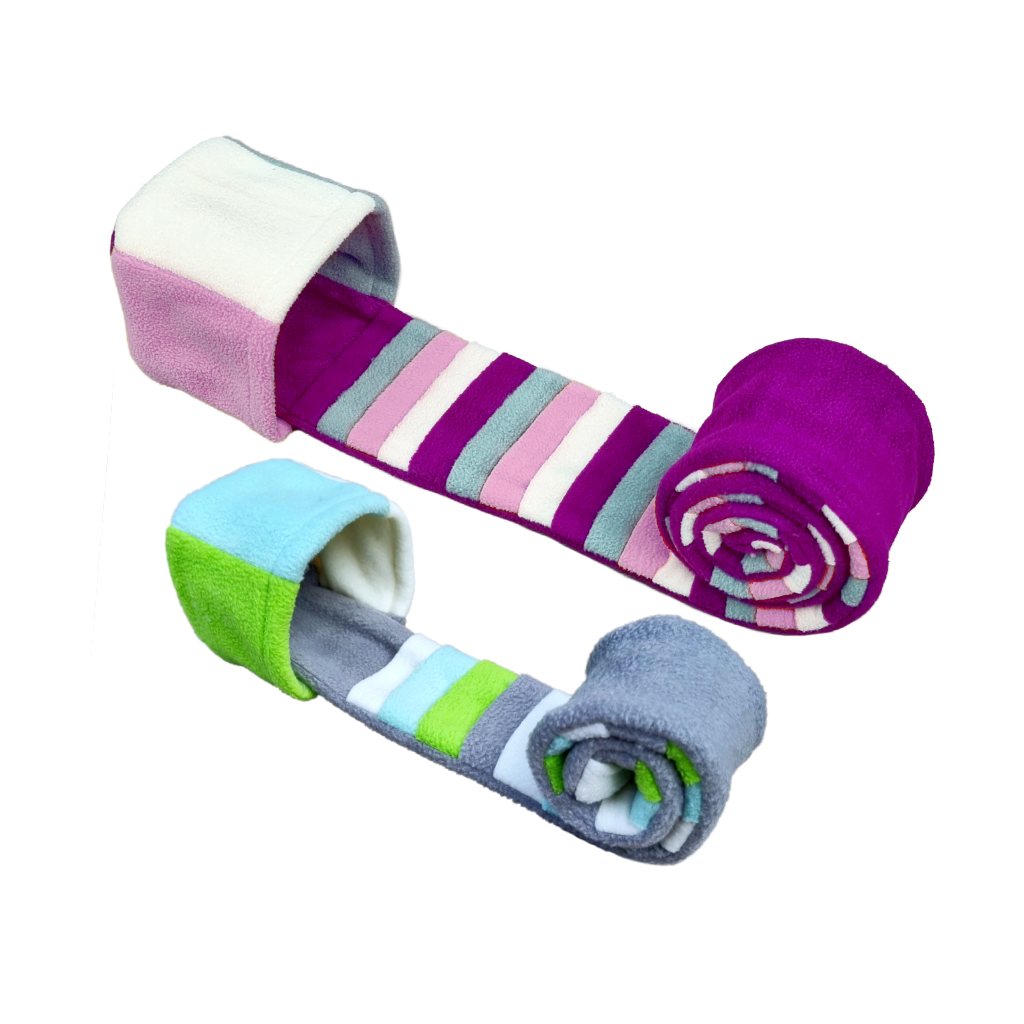 small and large trail pods in magenta, lollipop, titanium, lime, mint and floof white colours